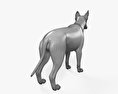 德國牧羊犬 3D模型