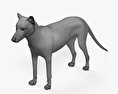 フクロオオカミ 3Dモデル