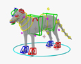 フクロオオカミ 3Dモデル