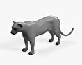 Чорна пантера 3D модель