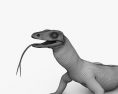 Riesenwaran 3D-Modell