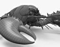 海螯蝦科 3D模型