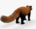 Panda rojo Modelo 3D