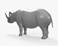 Rinoceronte-negro Modelo 3d