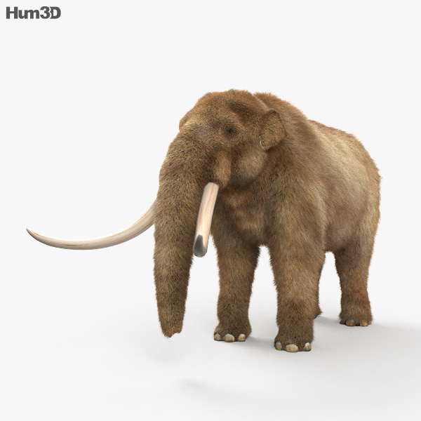 Mastodon HD 3D model