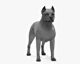 American Pit Bull Terrier HD 3d model