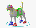 English Foxhound Modello 3D