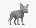 Fennec Fox 3d model