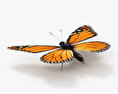 Monarch Butterfly HD 3d model