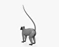 Lemure dalla coda ad anelli Modello 3D
