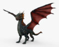 Європейський дракон 3D модель
