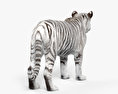 Weißer Tiger 3D-Modell