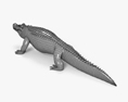 短吻鱷 3D模型