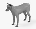 ホッキョクオオカミ 3Dモデル