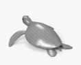 Hawksbill Sea Turtle HD 3d model