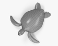 Tartaruga embricata Modello 3D