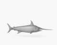 Pesce spada Modello 3D