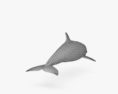 Common Bottlenose Dolphin HD 3d model