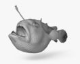 Rana pescatrice Modello 3D