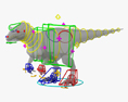 アロサウルス 3Dモデル
