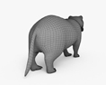獾 3D模型