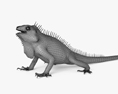 Iguana 3d model