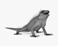 Iguana HD 3d model