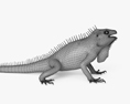 Iguana Modello 3D