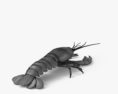 淡水龙虾 3D模型