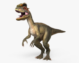 Dilophosaurus HD 3D model