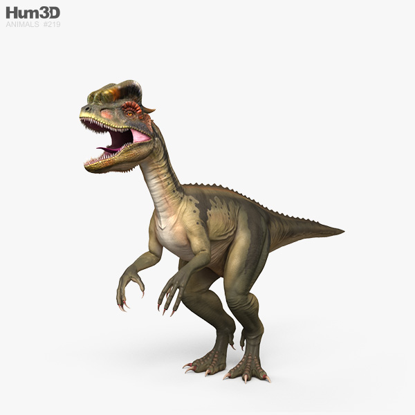 Dilophosaurus Modelo 3D