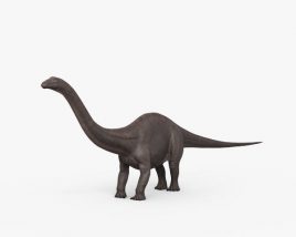 Бронтозавр 3D модель