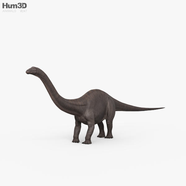 Brontosaurus HD 3D model