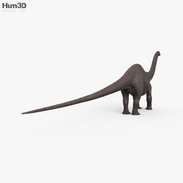 3d brontosaurus