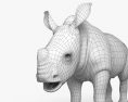 Rhinoceros Cub HD 3d model