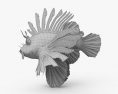 Rotfeuerfisch 3D-Modell