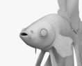 Betta Fisch 3D-Modell
