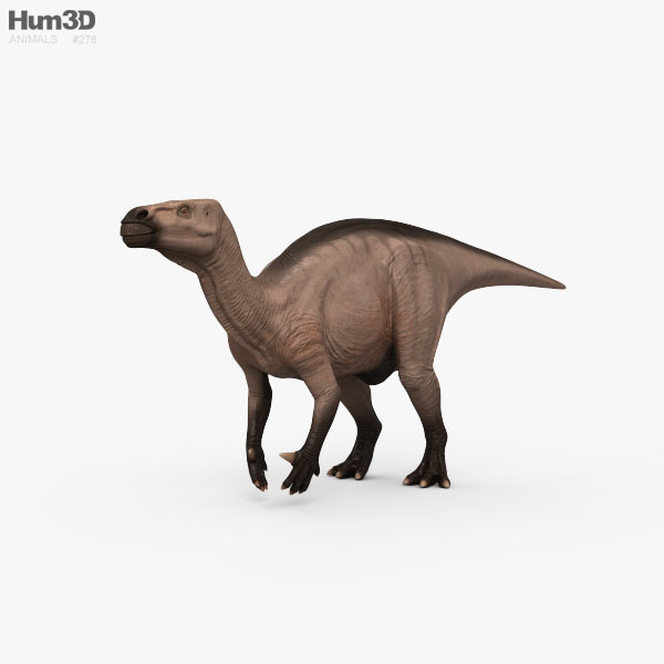 Iguanodon HD Modelo 3d