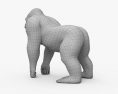 Gorilla 3D-Modell