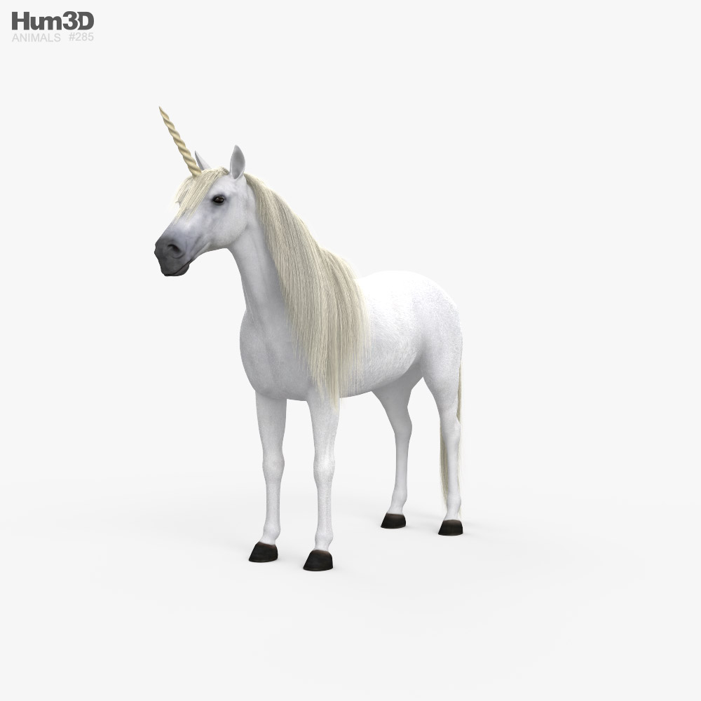 Unicornio Modelo 3D