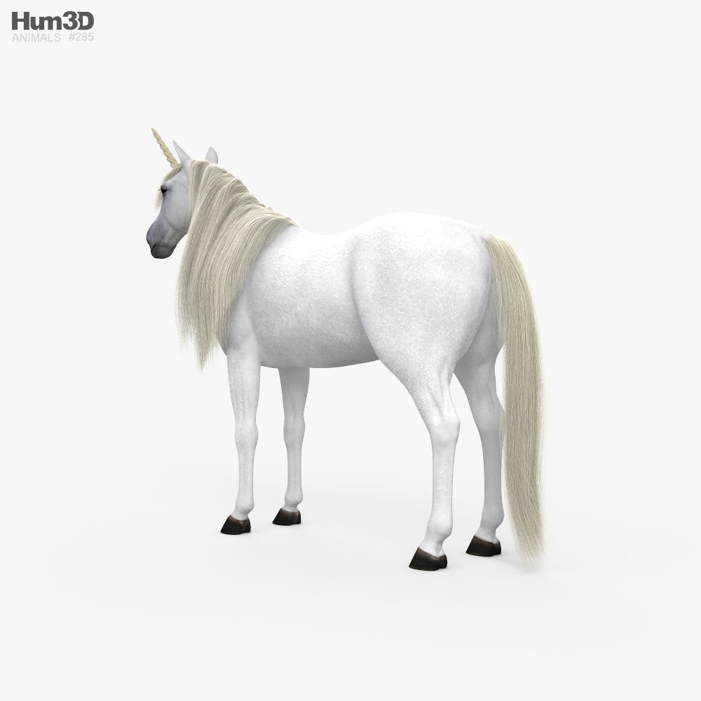Unicorno Modello 3D