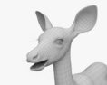 Deer Fawn HD Modello 3D