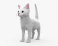 白色小猫 3D模型