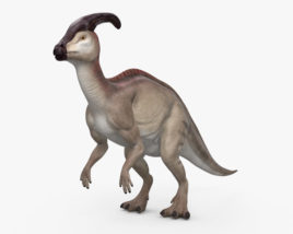 Parasaurolophus HD 3D model