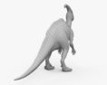 副櫛龍屬 3D模型