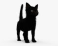 Black Kitten HD 3d model