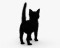 Black Kitten HD 3d model