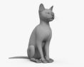 Sitting Cat 3d model