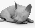 Gato durmiendo Modelo 3D