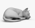 Gatto addormentato Modello 3D
